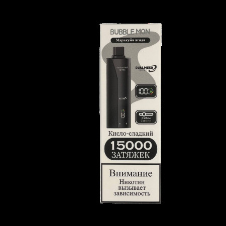 Bubble Mon Booster P-15000 Маракуйя Ягода