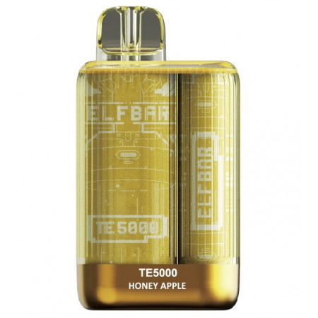 Электронная сигарета Эльф Бар 5000 затяжек Медовое Яблоко (Elf Bar TE 5000 Honey Apple)