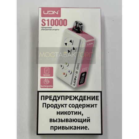 Электронная сигарета UDN BAR S 10000 Peach Mango (УДН Бар Персик Манго)