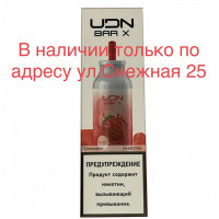 Электронная сигарета UDN BAR X Strawberry 7000 затяжек (УДН Бар Х Клубника)