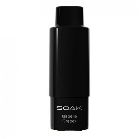 Сменный картридж SOAK Q - Виноград Изабелла (3.000 затяжек) - 2% (1 шт.)