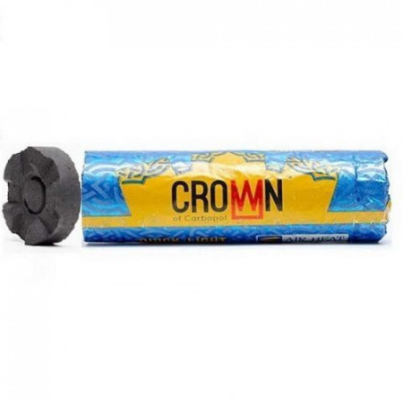 Уголь для кальяна Crown 40 мм  (10 шт)