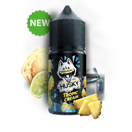Жидкость Husky Premium Tropic Cream (Мороженое Лимон Ананас Лёд) 30 мл 20мг